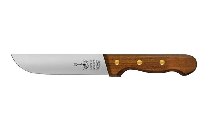 F.Herder Butcher Knife Wooden Handle 12cm