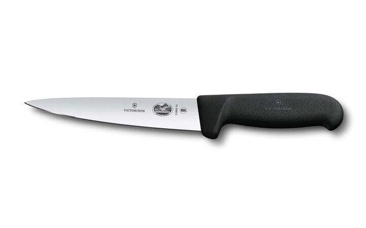 Victorinox Sticking Knife Black Fibrox Handle 12cm