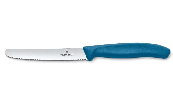 Victorinox Tomato Knife, Blue Handle, 11cm