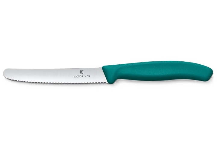 Victorinox Tomato Knife, Green Handle, 11cm