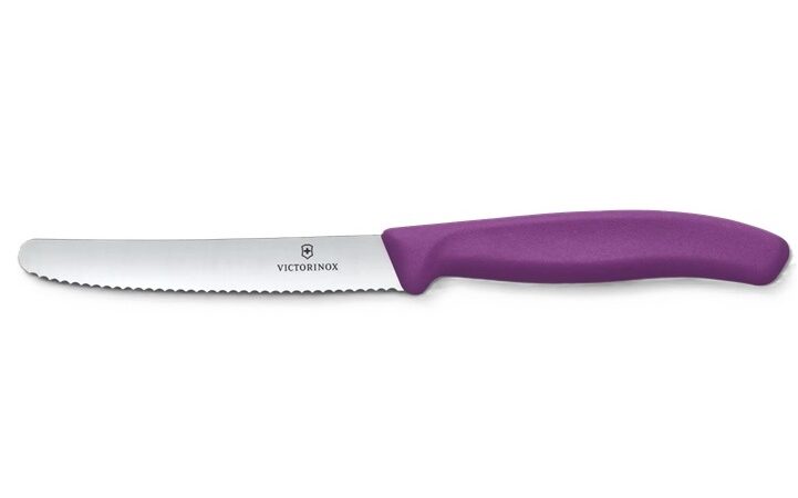 Victorinox Tomato Knife, Purple Handle,11cm