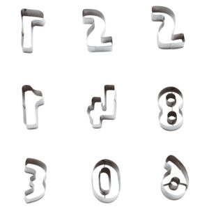 Numbers Stainless Steel Cutters Set – Numbers
