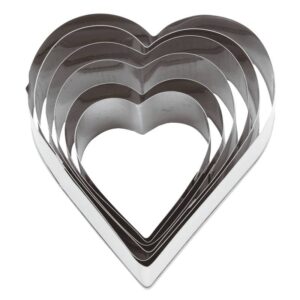 Stainless Steel Cutters Set - Hearts