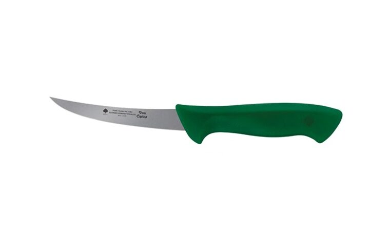 F.Herder Boning Knife Curved Blade Green Handle 12cm