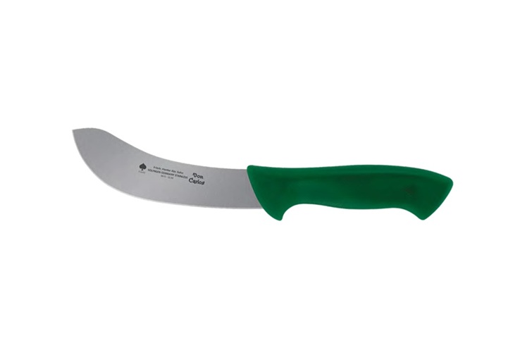 F.Herder Skinning Knife Green Handle 13 cm