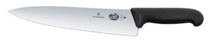 Chef Knife, Wide Serrated Blade, Fibrox Handle, 25cm