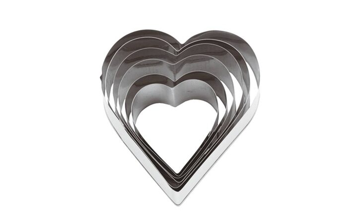Stainless Steel Cutters Set - Hearts