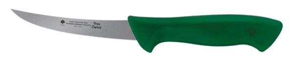 Herder Boning Curved Boning Knife Curved Blade Green Handle 12cm