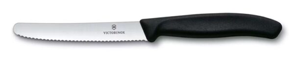 Tomato Knife, Black Handle, 11cm