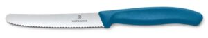 Tomato Knife, Blue Handle, 11cm