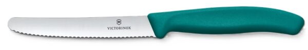 Tomato Knife, Green Handle, 11cm