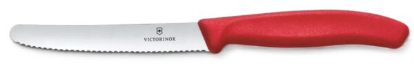 Tomato Knife, Red Handle,11cm