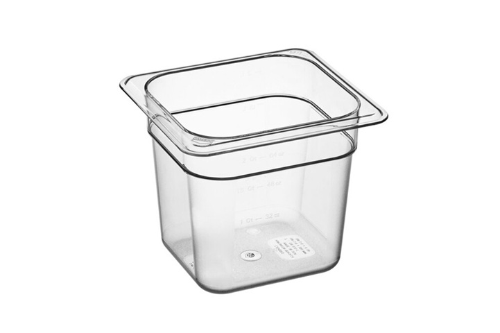 2900041 Polycarbonate Container GN 1/6 – 150 mm
