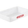 Flat food storage container 2 L