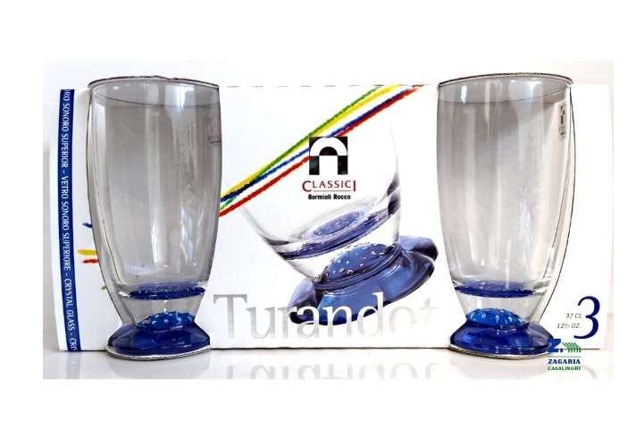 Bormioli Rocco Turnadot Glass, 470 ml, set of 3