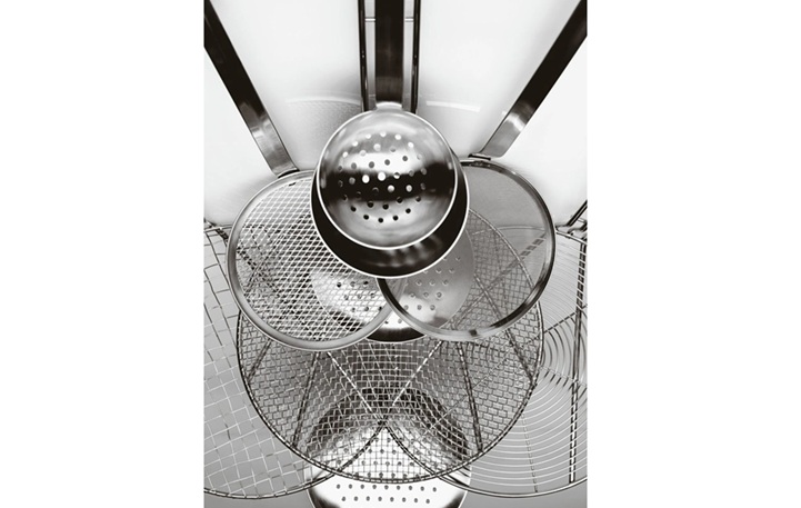 Stainless Steel Heavy One Piece Skimmer, 8 cm