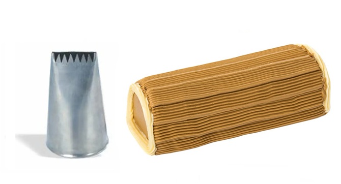 Yule Log nozzle, 2 cm