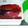 Flat food storage container 2 L