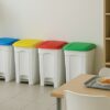 Rend-CONTITOP-B-MOB-schede-web Mobile Waste Bin Blue Lid, 70 L