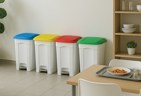 Rend-CONTITOP-B-MOB-schede-web Mobile Waste Bin Blue Lid, 70 L