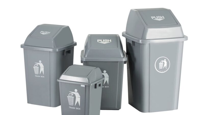Waste Bin Yellow Lid, 22 L