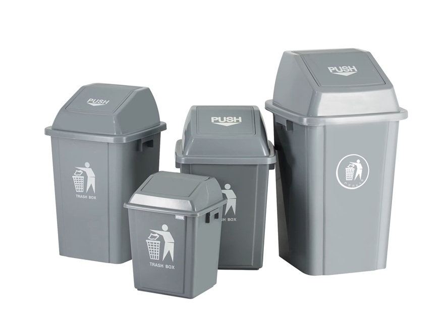Waste Bin Yellow Lid, 22 L