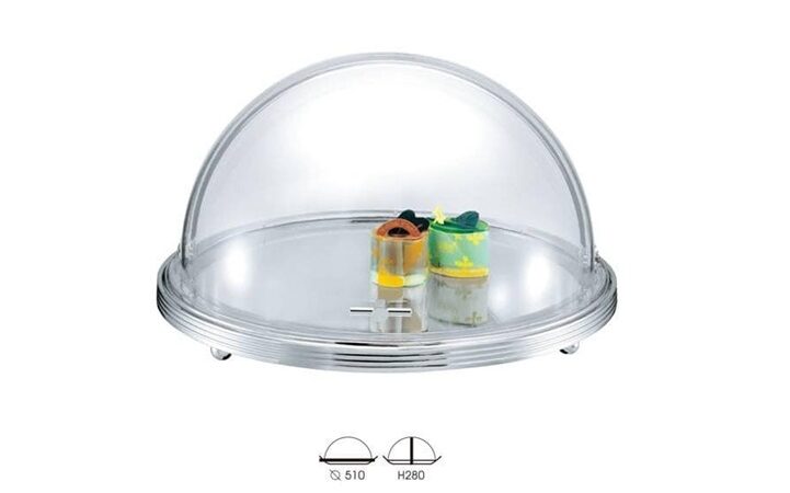 Round Display With Cover