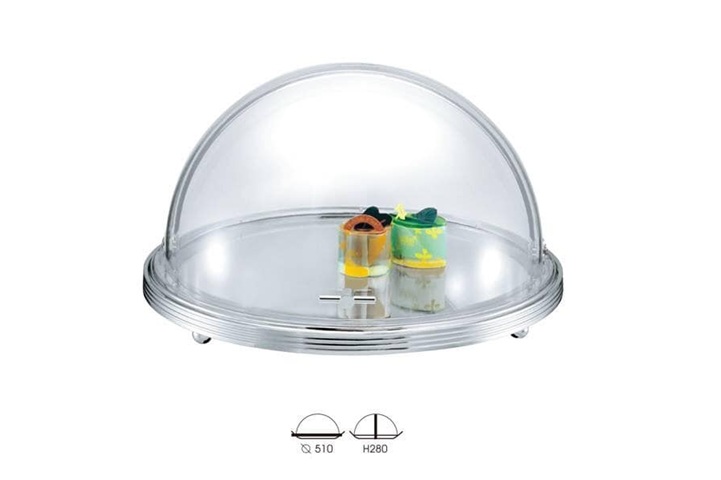Round Display With Cover