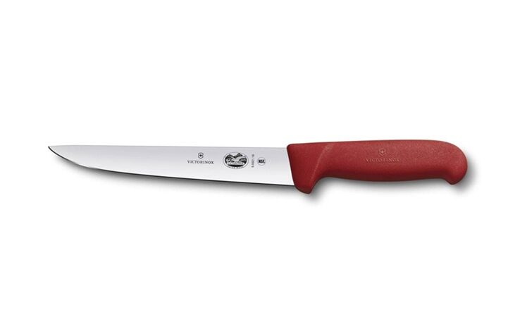 Victorinox Sticking Knife Red Fibrox Handle 18cm
