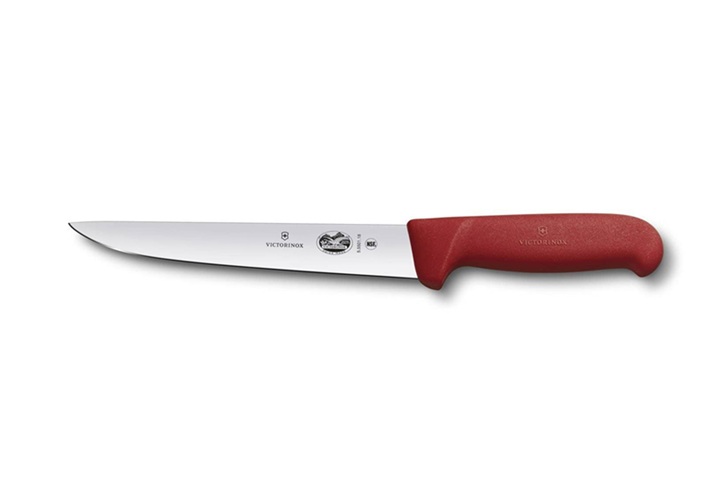Victorinox Sticking Knife Red Fibrox Handle 18cm