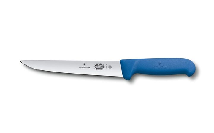 Victorinox Sticking Knife Blue Fibrox Handle 18cm