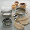 Stainless Steel Plain Cutters Set, 8 pcs