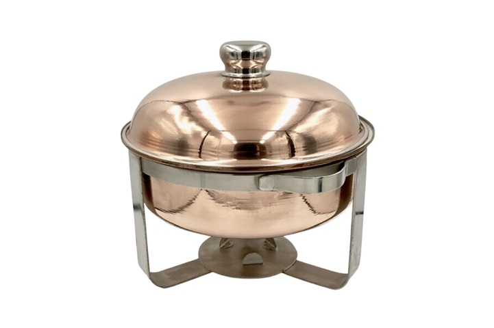Round Cooper Chafing Dish, 35 cm