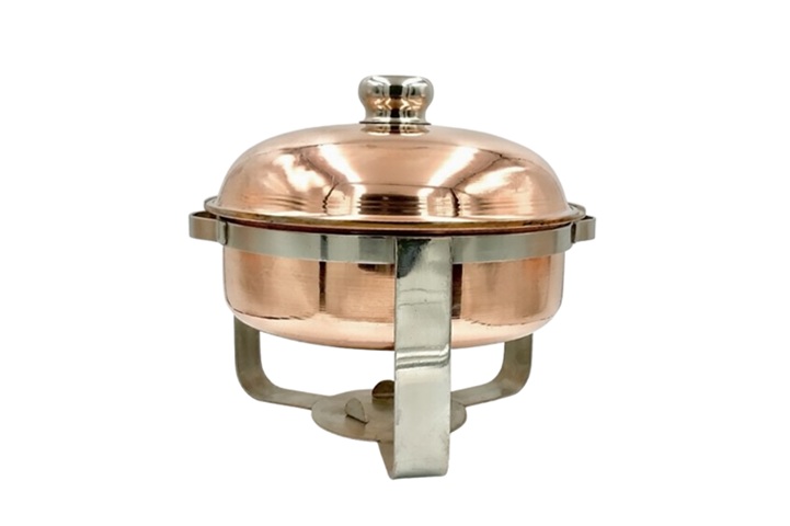 Round Cooper Chafing Dish, 35 cm