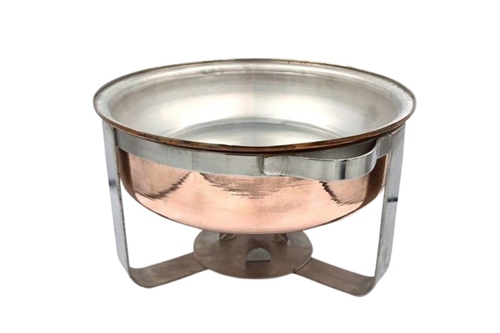 Round Cooper Chafing Dish, 35 cm