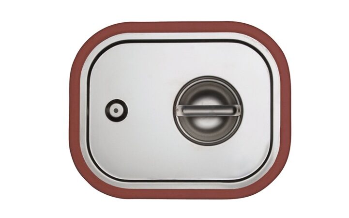 Stainless Steel Lid With Silicone Seal for GN 1/1