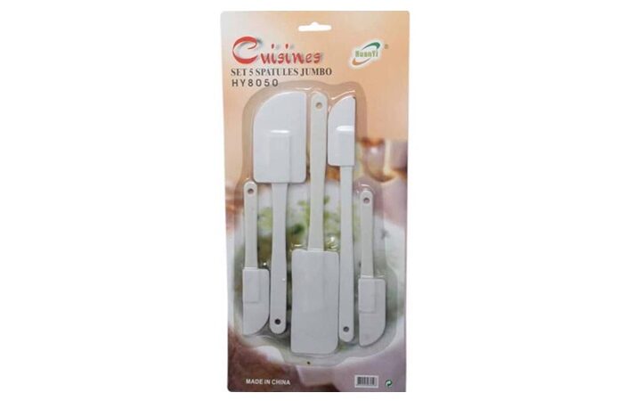 Spatulas Set, 5 pcs