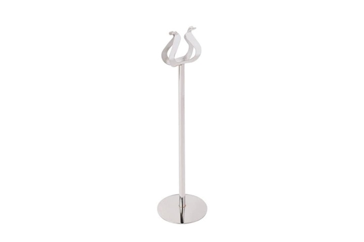 Stainless Steel Number Card Holder, 30 cm