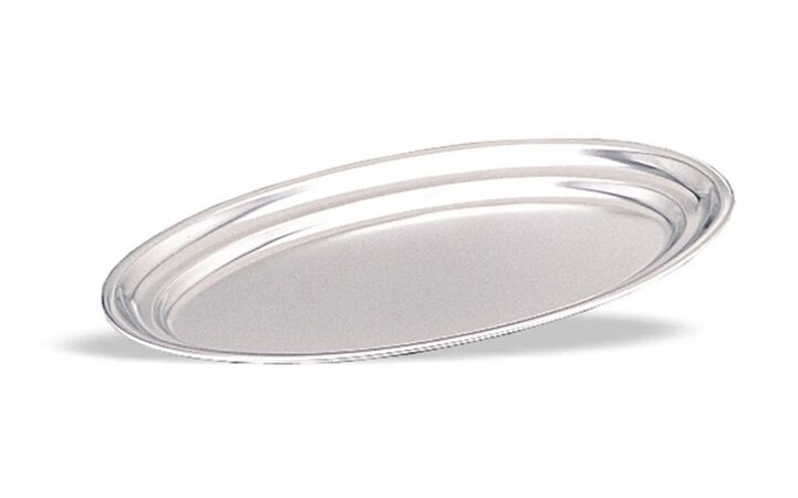 pujadas oval display Stainless Steel Oval Display Tray, 30 cm