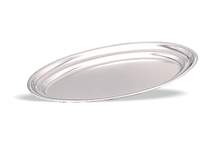 pujadas oval display Stainless Steel Oval Display Tray, 30 cm