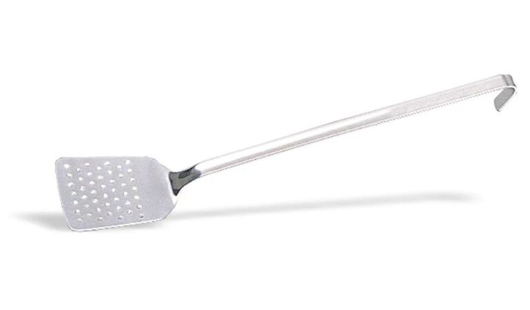 Stainless Steel Perforated Spatula, 36 cm