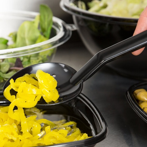 794095 Polycarbonate Perforated Spoon 25cm