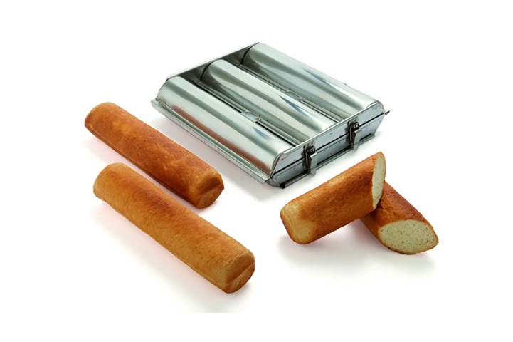 Triple Round Blue Steel Bread Mould
