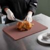 Brown board 2 Brown Polyethylene Cutting Board 50x30x2cm