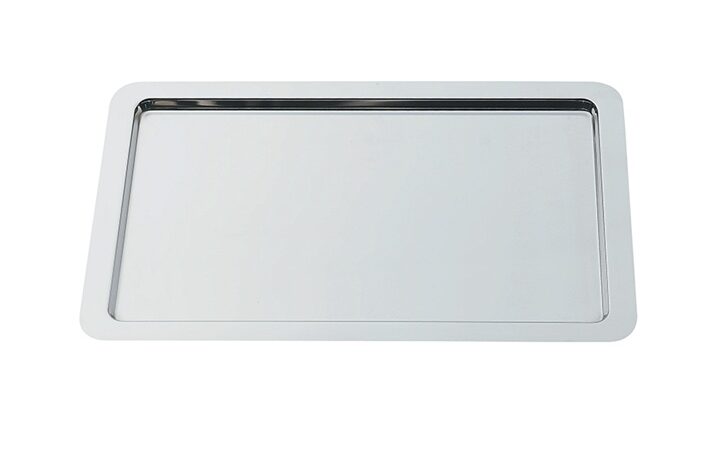 Stainless Steel Rectangular Display Tray 65x53 cm