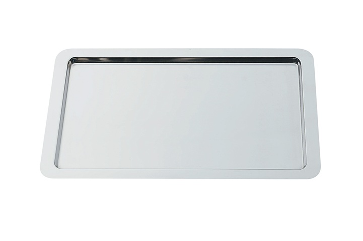 Stainless Steel Rectangular Display Tray 65x53 cm