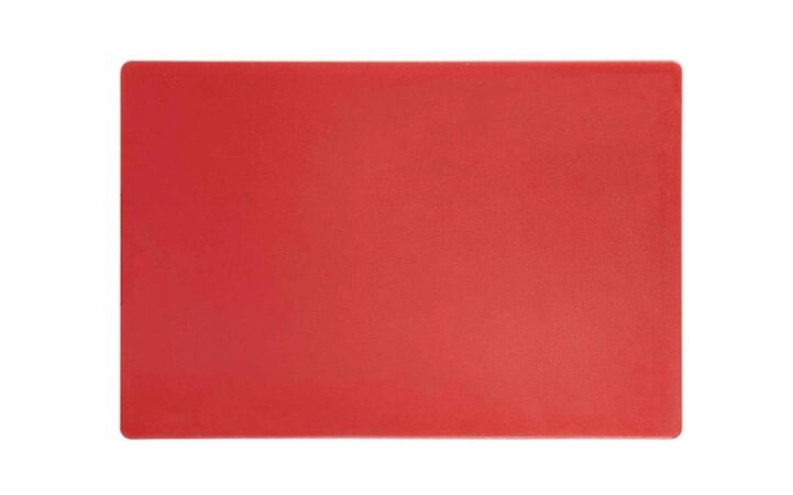 Red Polyethylene Cutting Board 50x30x2cm