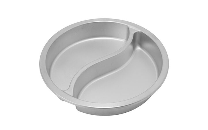 Round 2 Compartment S Shape Tray 6cm deep, For Stand Model SD2511