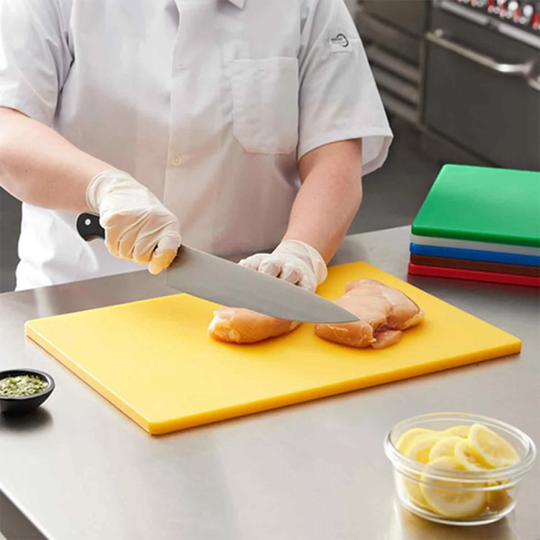 Yellow board 2 Yellow Polyethylene Cutting Board 50x30x2cm