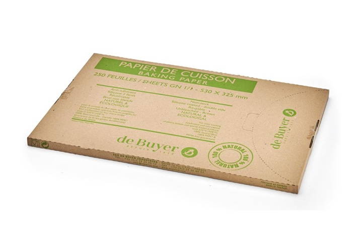 debuyer2 4359 Baking Paper, Silicone-Coated, Set of 250 sheets, 60x40cm